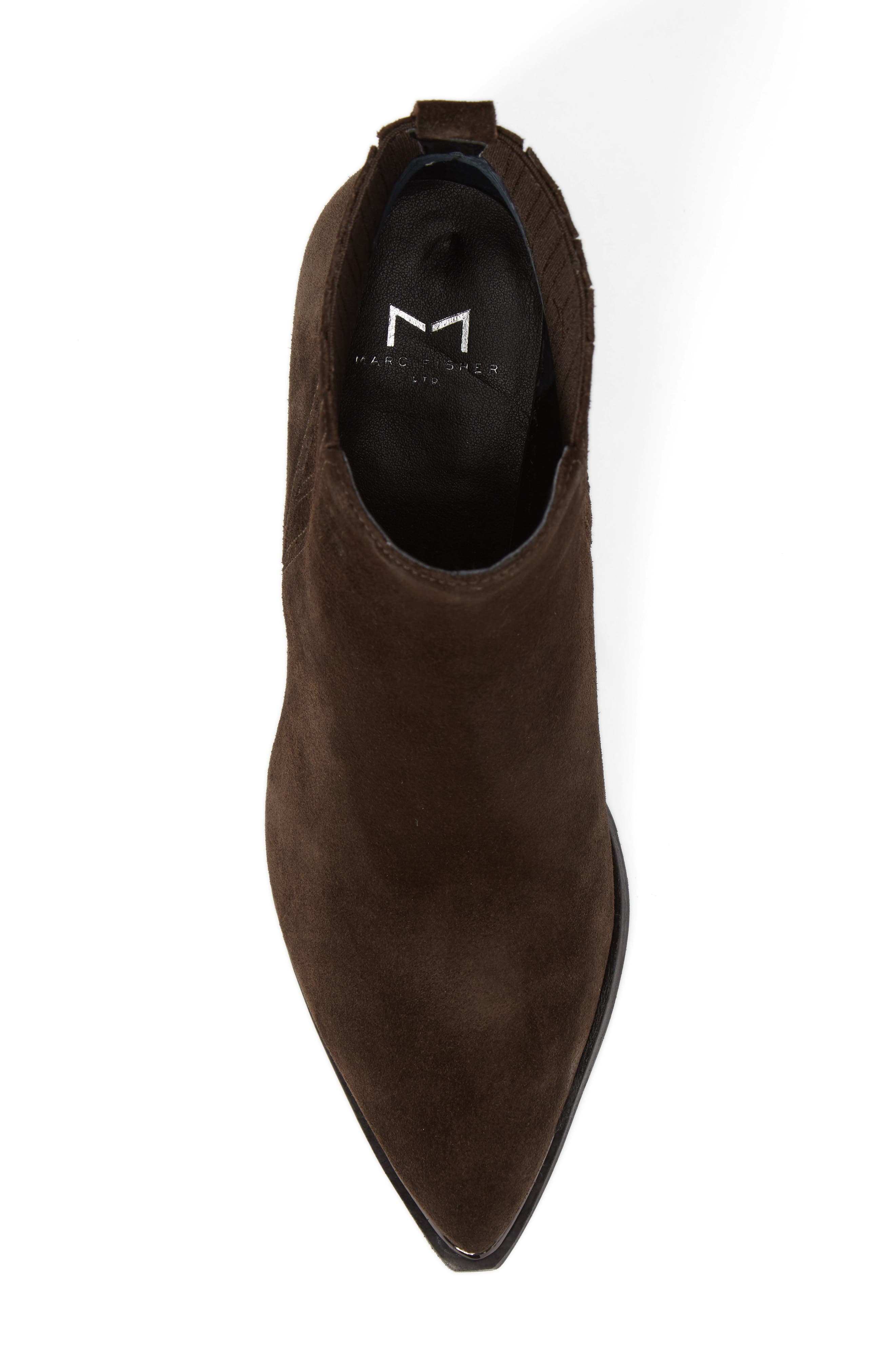 Yommi Chelsea Bootie, Alternate, color, DARK BROWN SUEDE
