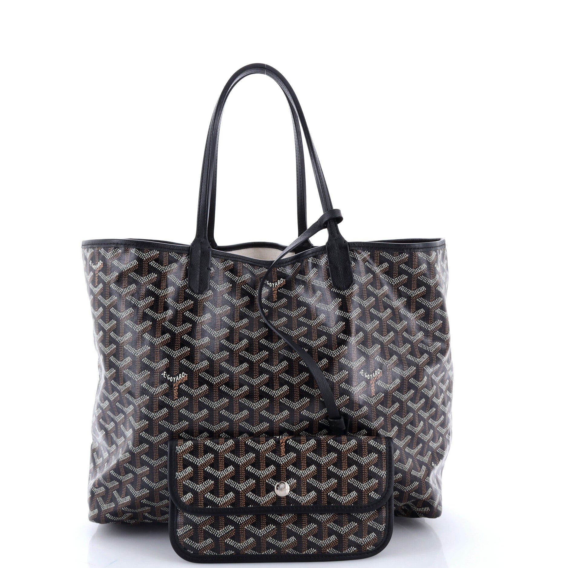 Saint Louis Tote Coated Canvas PM, Alternate, color, Black