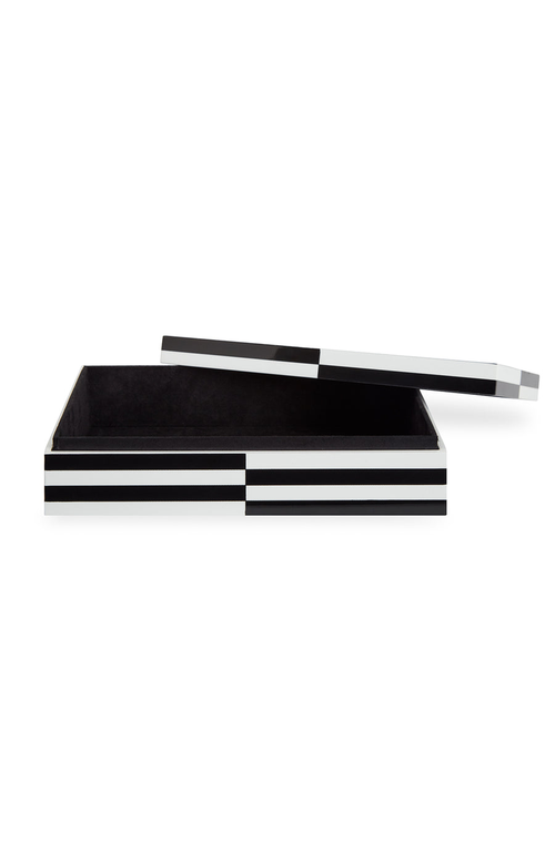 Jonathan Adler Large Lacquer Box In Op Art