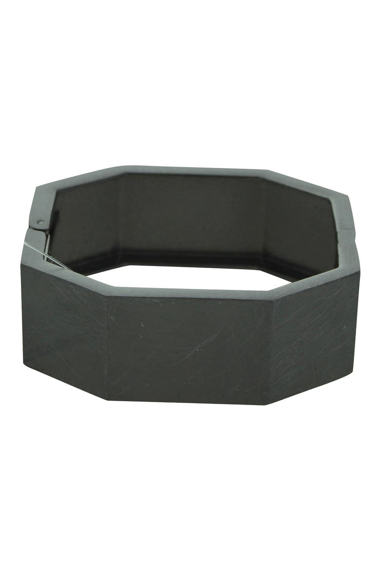 Hinge Bracelet, Main, color, GUNMETAL