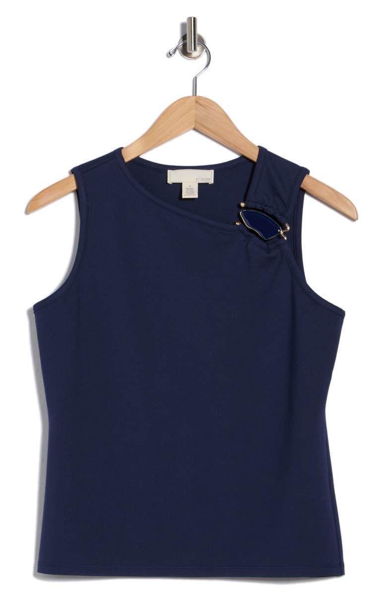 BY DESIGN Zala Top, Main, color, Peacoat