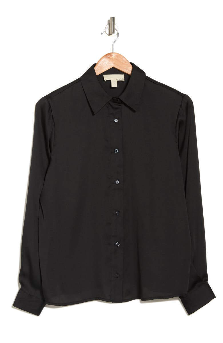 BY DESIGN Valerie Tie Front Blouse, Alternate, color, 