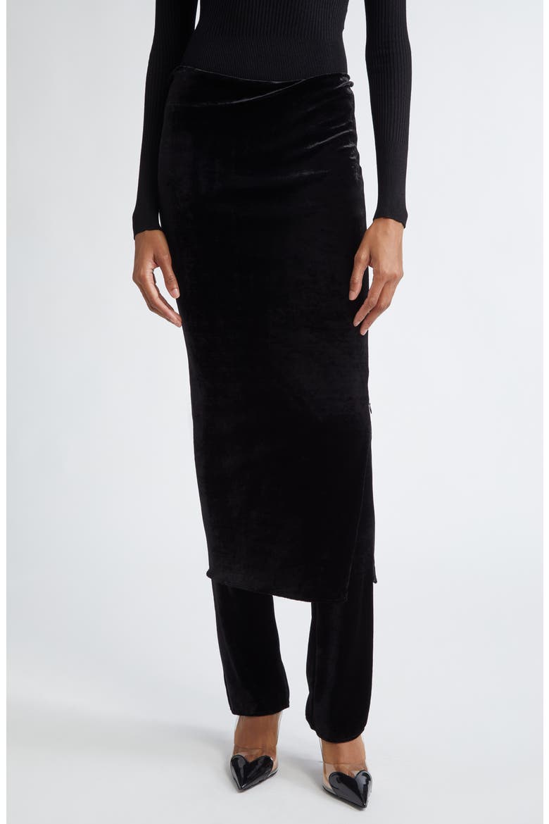Skirt Pants, Main, color, NOIR ALAIA