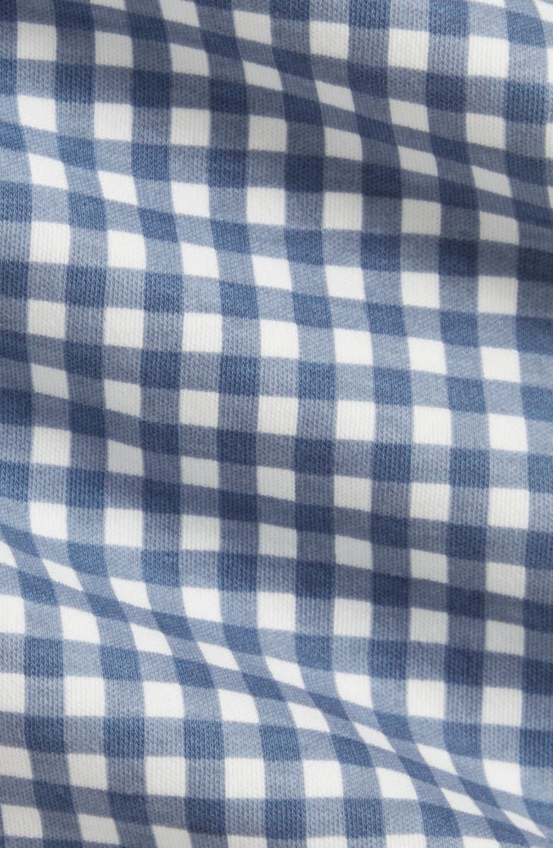 Ralph Lauren Gingham Check Knit Cotton Footie, Alternate, color, Baby Gingham