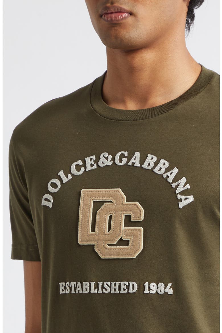 Logo Patch T-Shirt, Alternate, color, GRIGIO FANGO SCURO