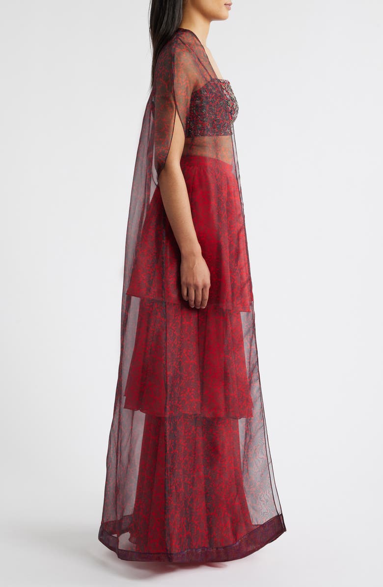 Mirza Choli & Palazzo Pants Set with Dupatta