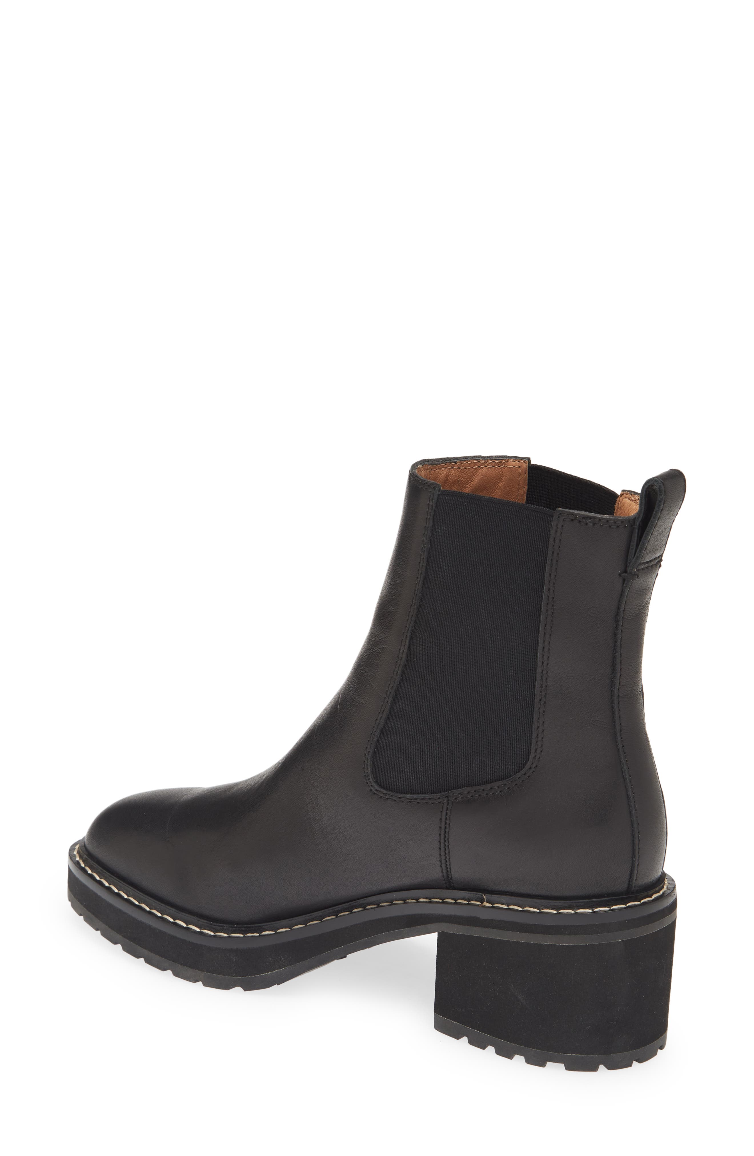Kristin Chelsea Boot, Alternate, color, TRUE BLACK
