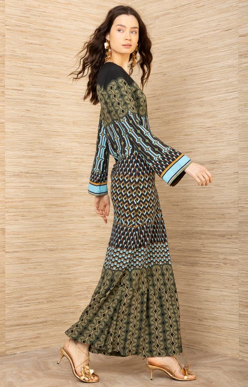 Hale Bob Ellen Dress In Brown