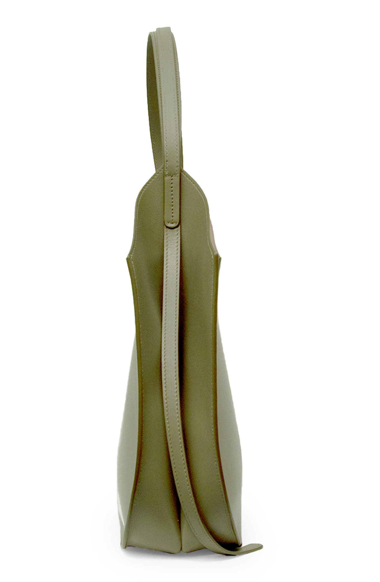 Helene Leather Hobo Bag, Alternate, color, OLIVE