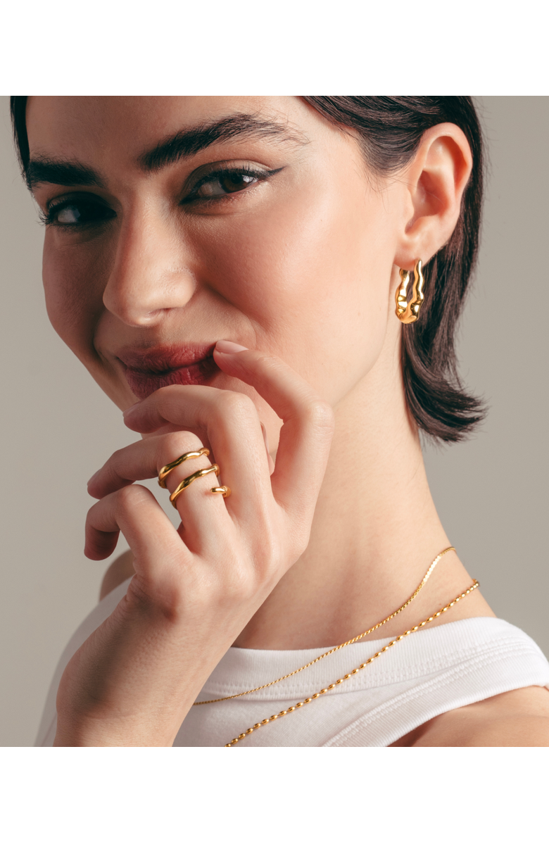 Hey Harper Dazzling 3 Ring, Alternate, color, Gold