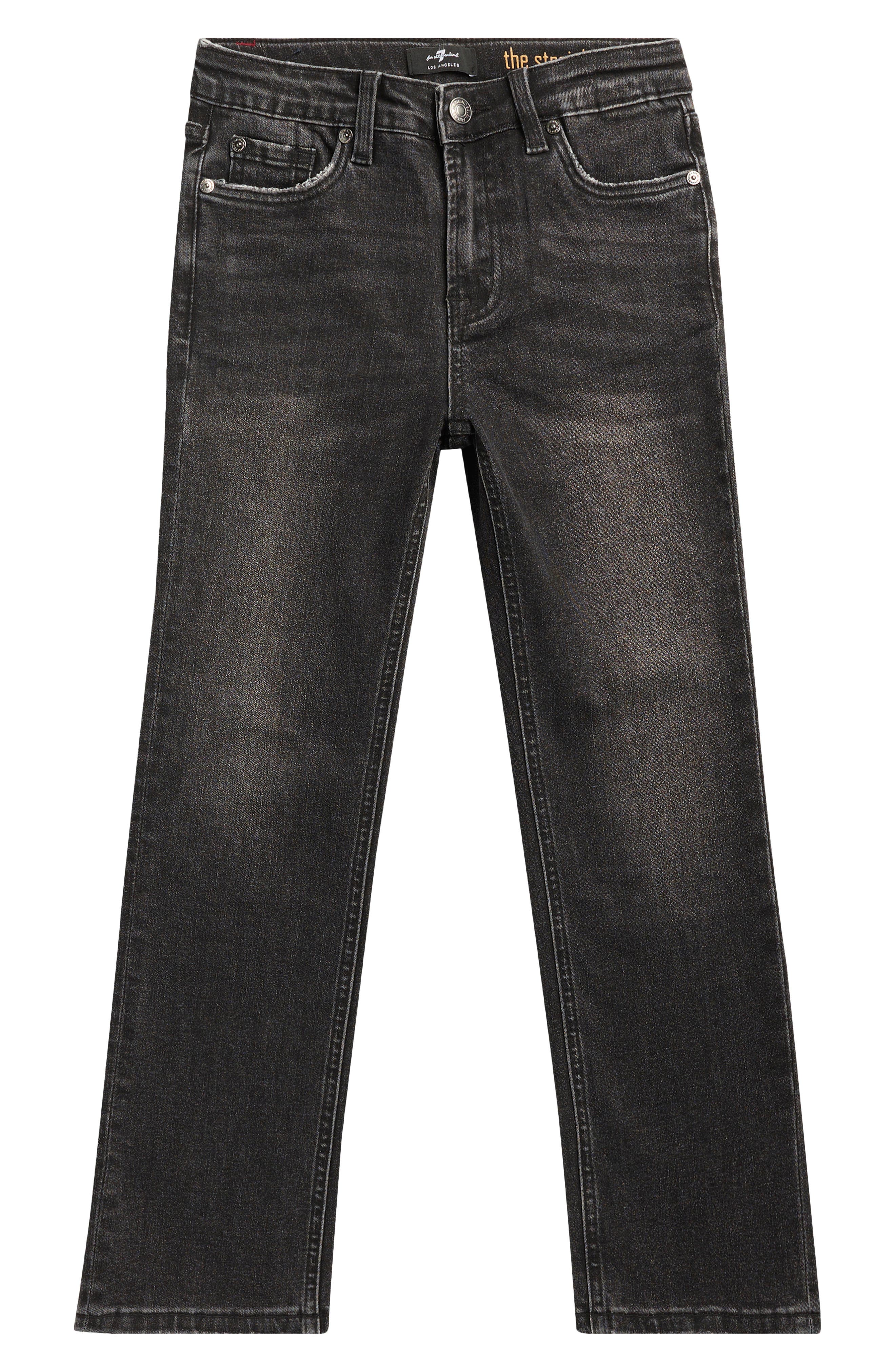 7 For All Mankind Kids' Stretch Straight Leg Jeans