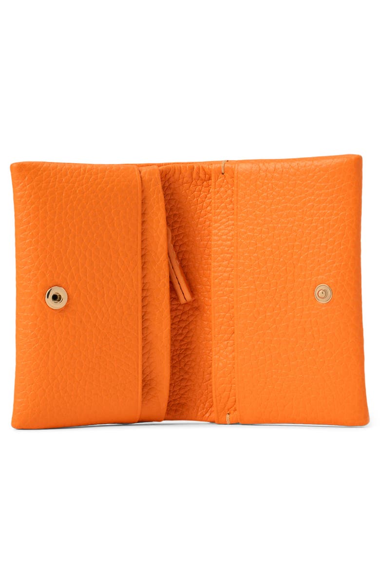 Polo Ralph Lauren Polo Play Leather Card Case, Alternate, color, Orange Peel