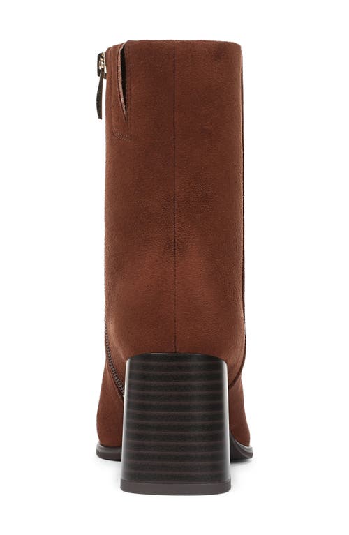 Nordstrom Rack Normandy Block Heel Bootie In Brown