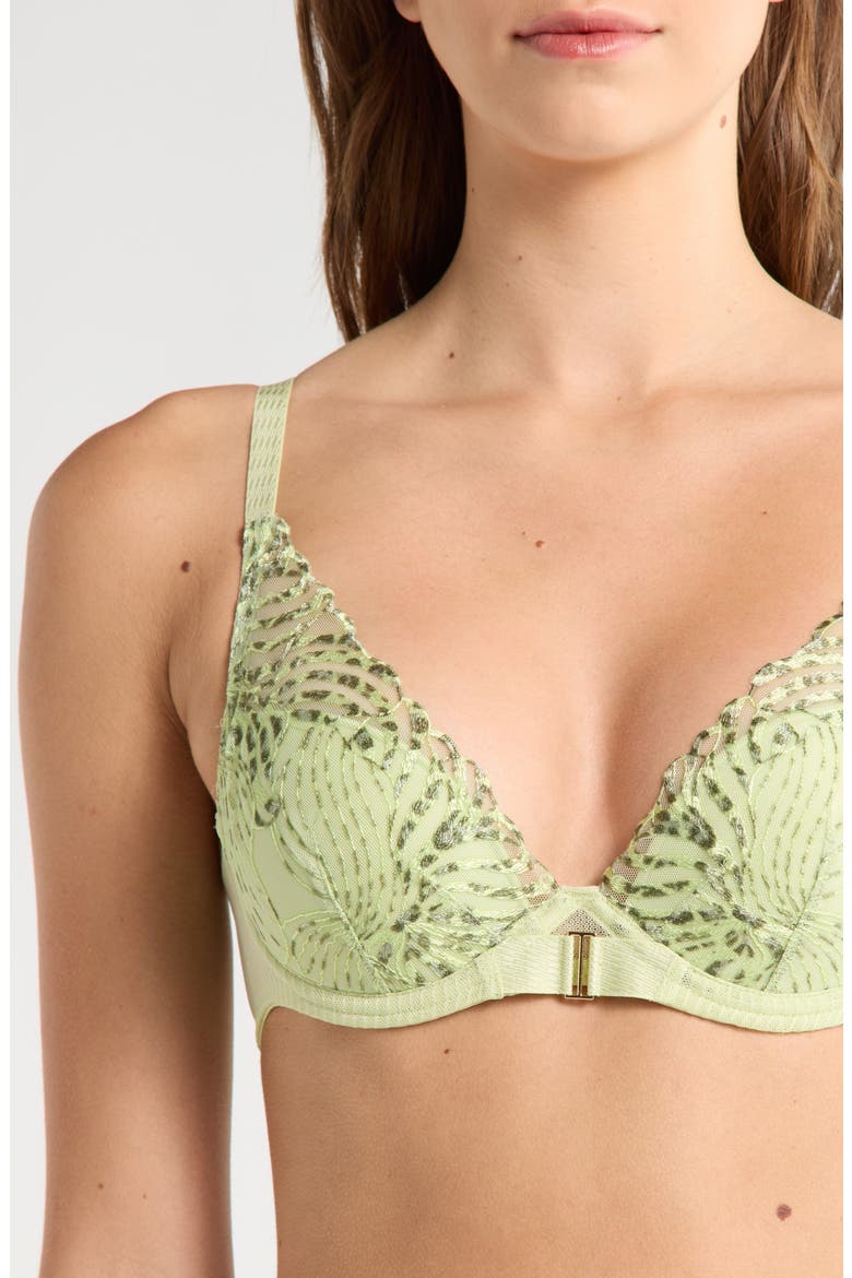 Legend Underwire Plunge T-Shirt Bra, Alternate, color, WILD PISTACHIO