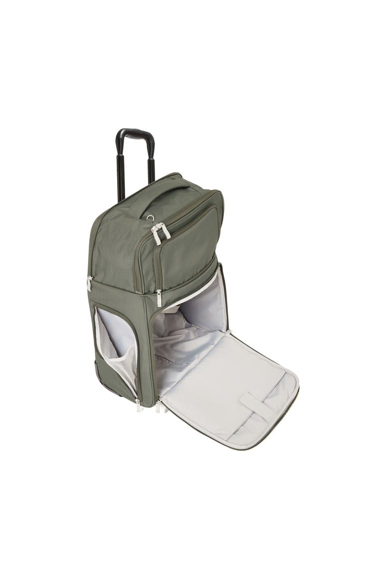 Expandable Underseat Carry-On Suitcase, Alternate, color, THYME