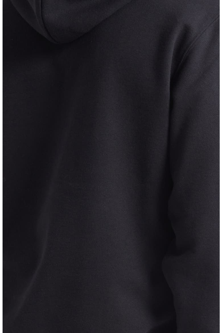 Simon EKD Appliqué Cotton Hoodie, Alternate, color, BLACK