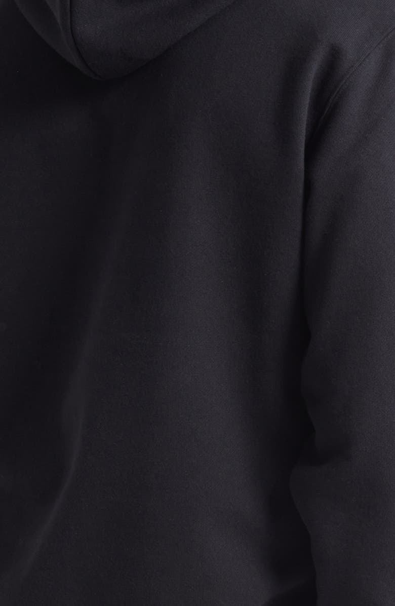 Burberry Simon EKD Appliqué Cotton Hoodie, Alternate, color, Black