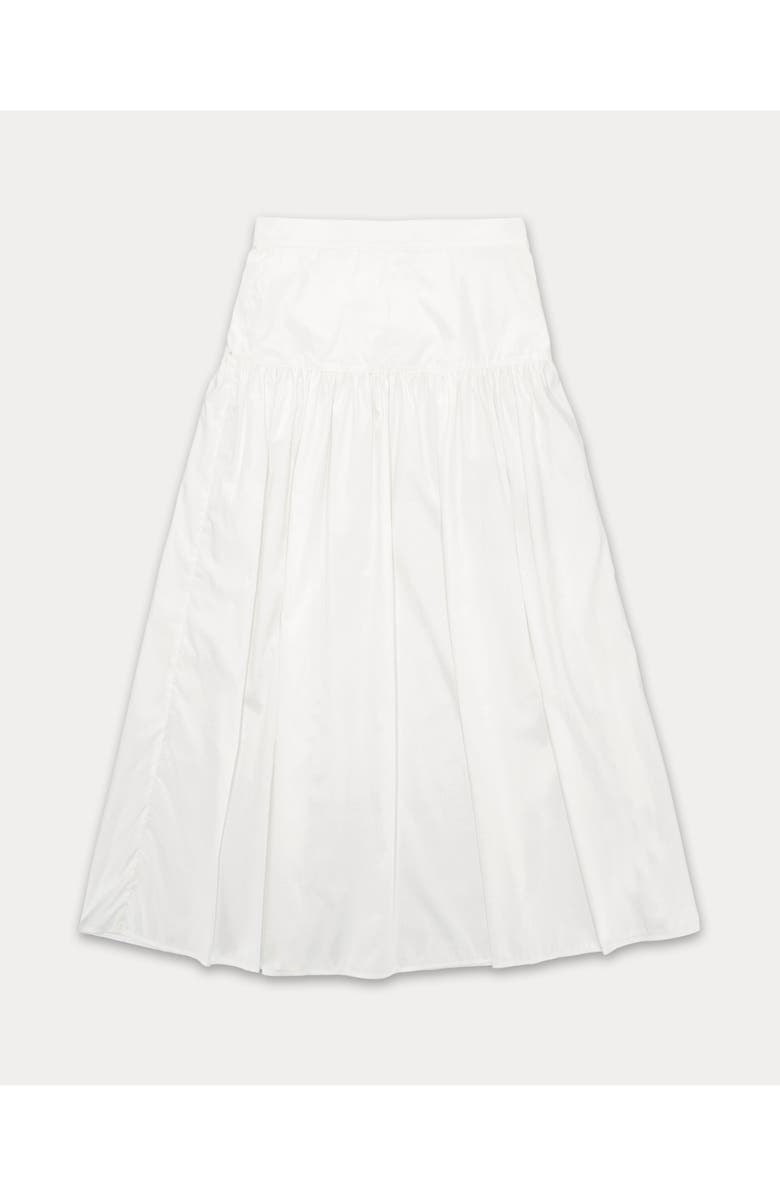 Fortela Naomi Poplin Skirt, Main, color, White