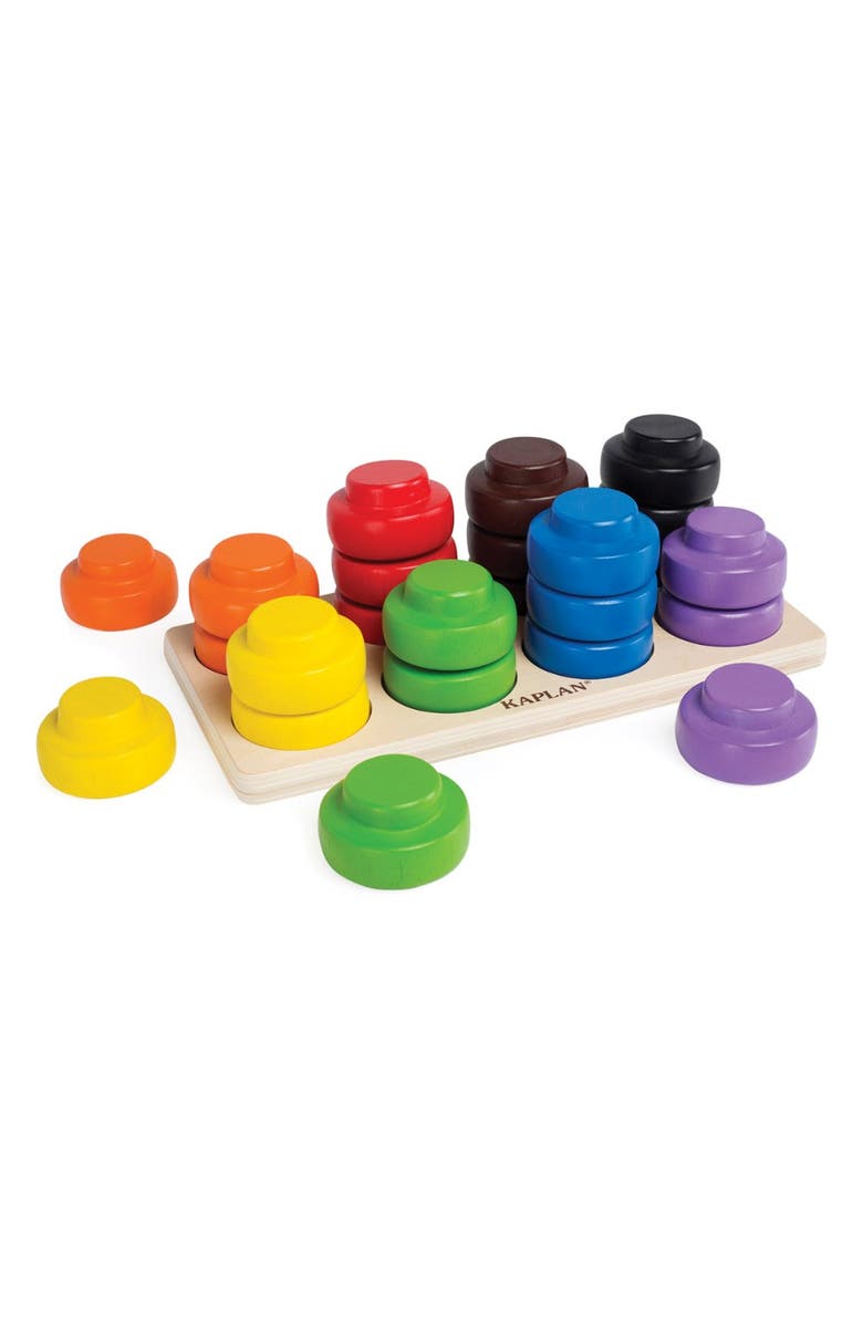 Kaplan Early Learning Company Toddler Color Stacker, Alternate, color, Multicolor