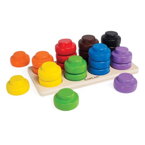 Kaplan Early Learning Company Toddler Color Stacker In Multi