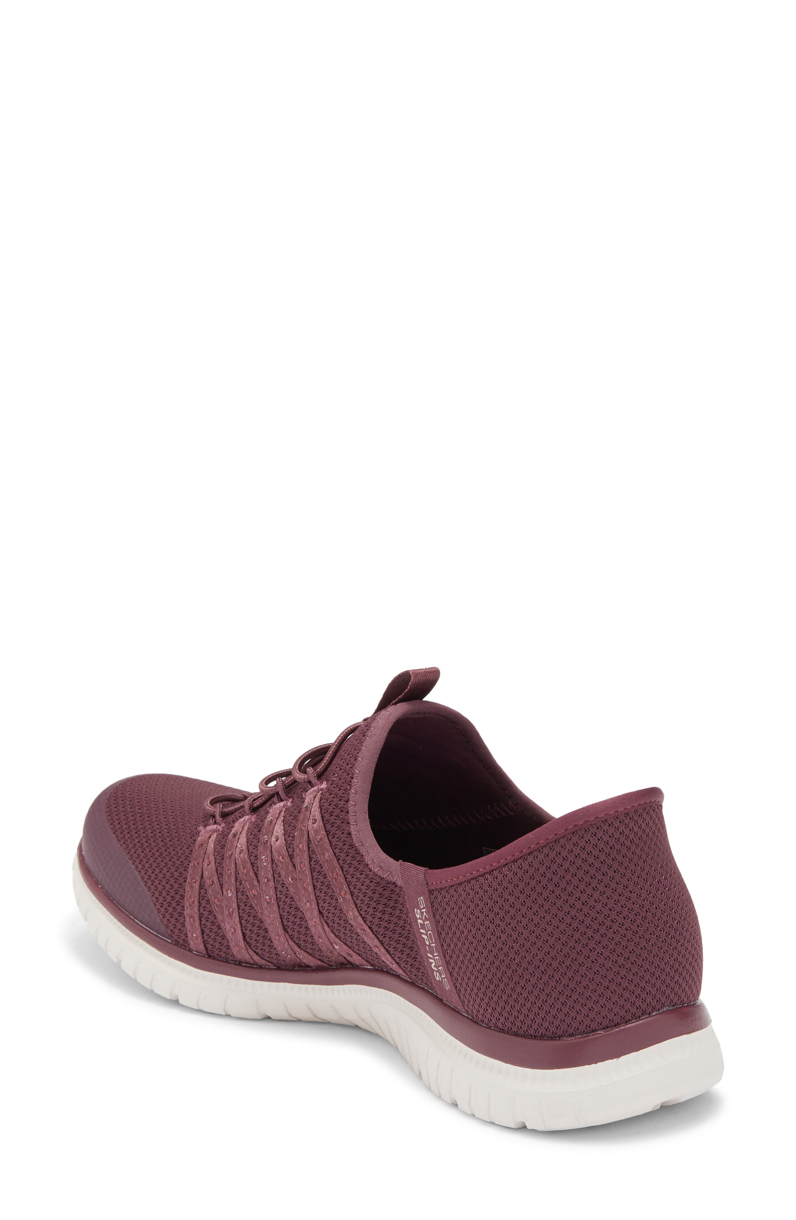 SKECHERS Slip-Ins<sup>®</sup> Virtue Sneaker, Alternate, color, Wine