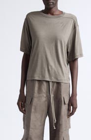 Rick Owens Brad Cropped Wool T-Shirt