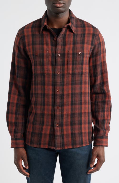 Ag Mason Plaid Flannel Button-up Shirt In Multi