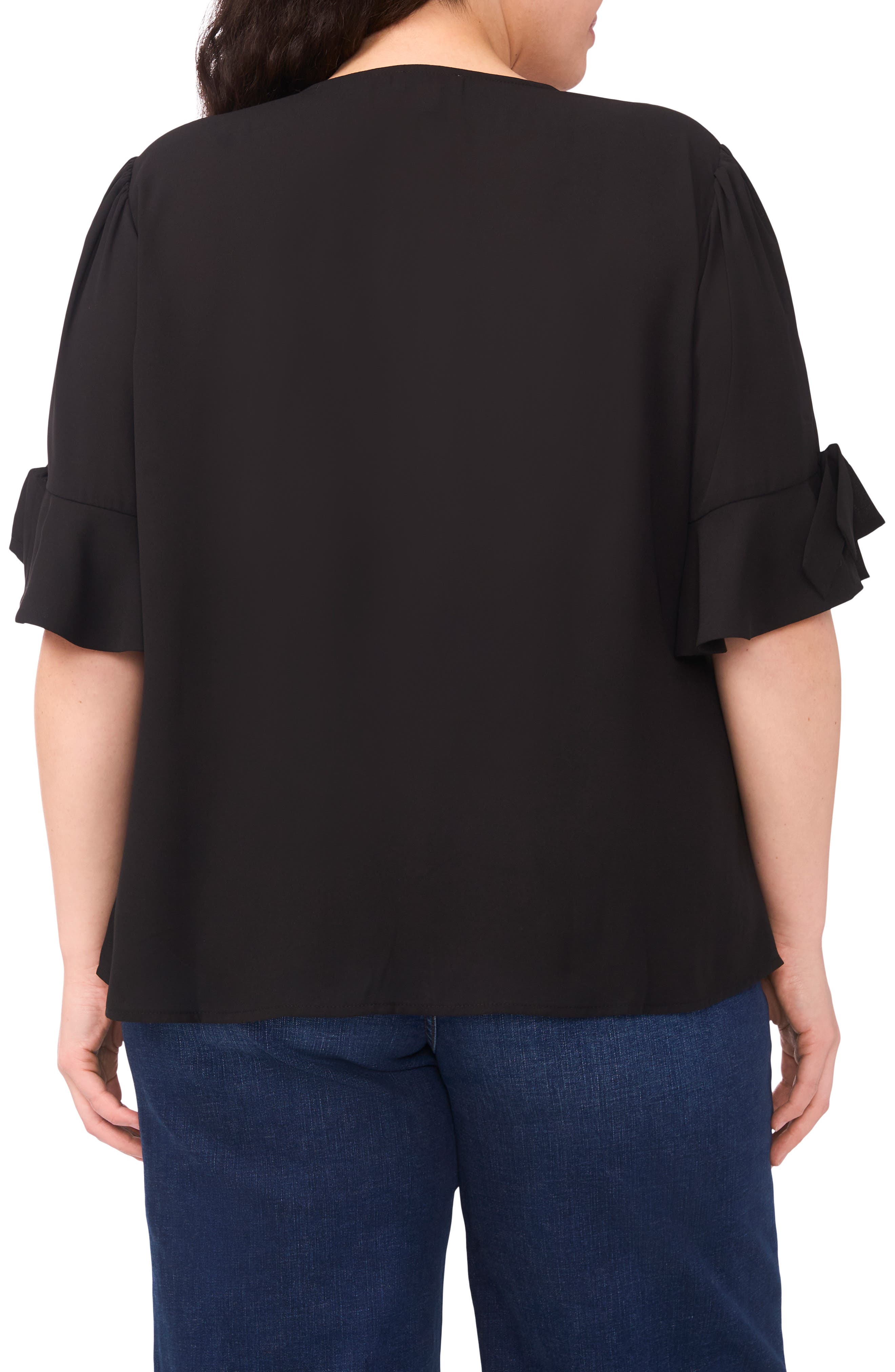 Ruffle Short Sleeve Shirt - image 2