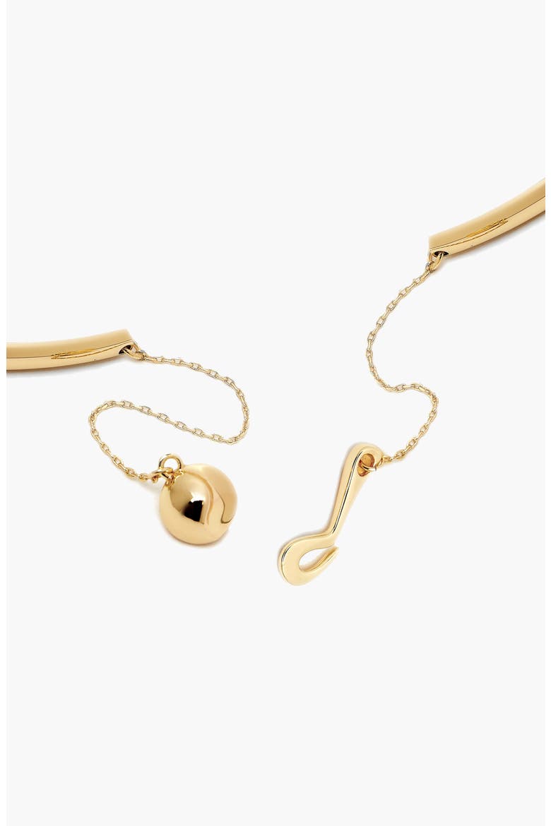 Minos Choker Bar Collar Necklace in Gold, Alternate, color, Gold