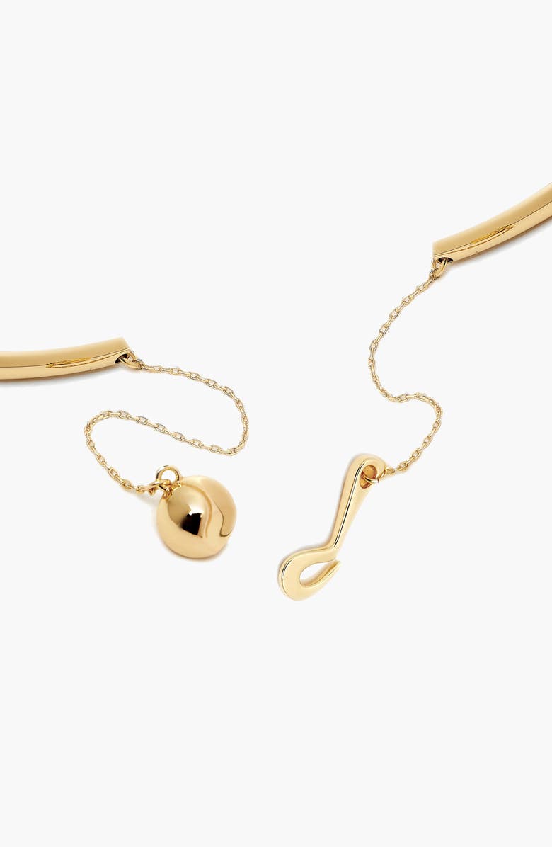 YOJ Minos Choker Bar Collar Necklace in Gold, Alternate, color, Gold