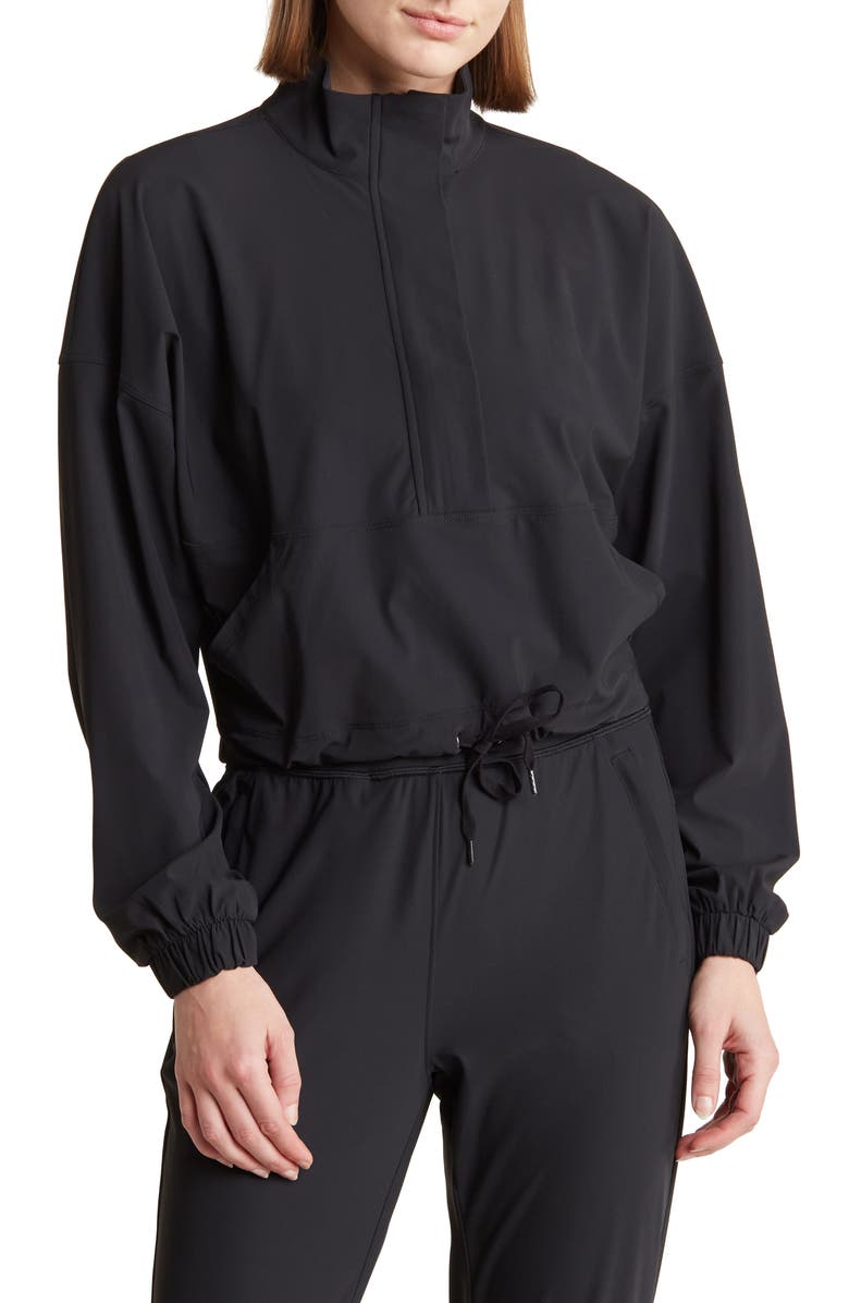 90 DEGREE BY REFLEX Warp X Selena Half-Zip Pullover, Main, color, 
