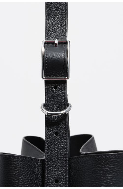 Bimba Y Lola High Leather Carlino Bag In Black