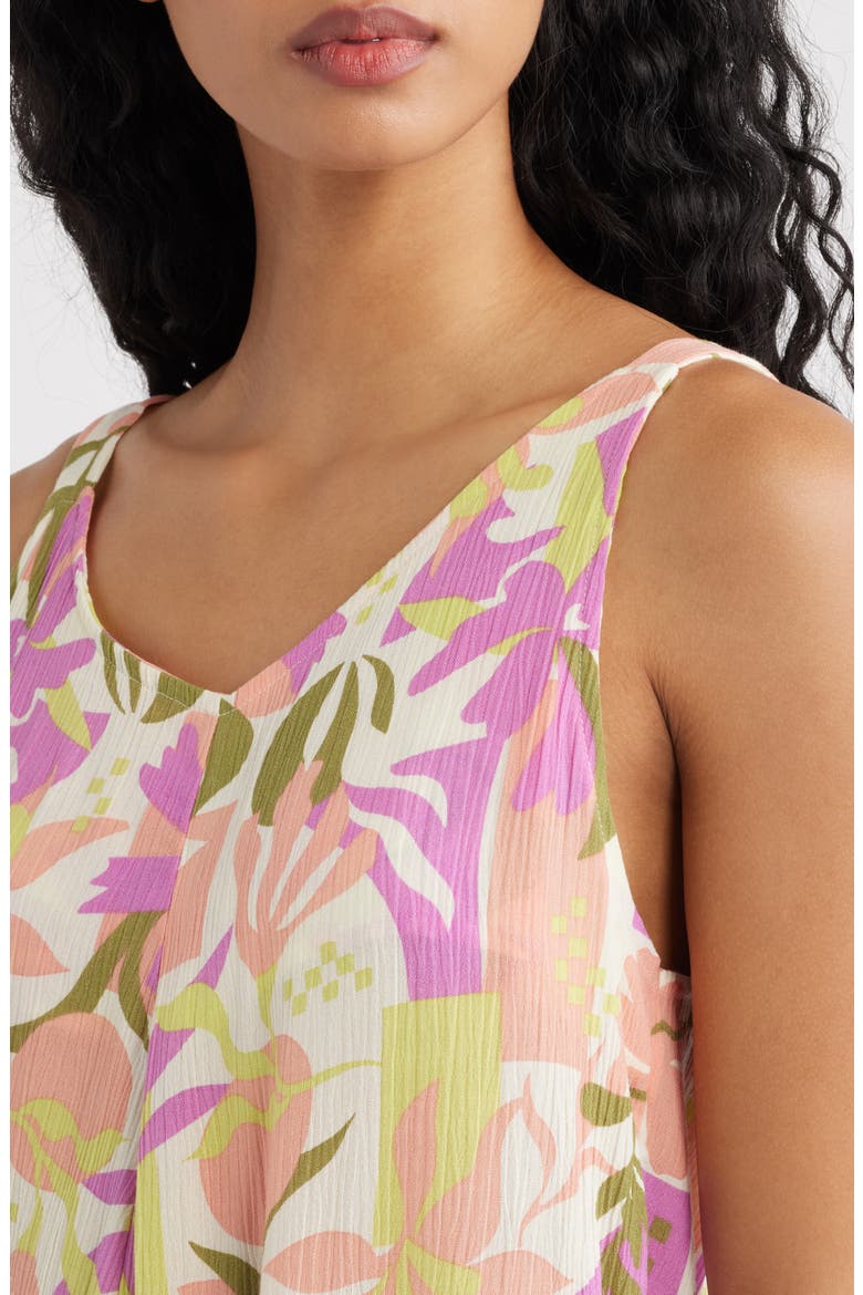 Topanga Canyon Sleeveless Romper, Alternate, color, IVORY MULTI