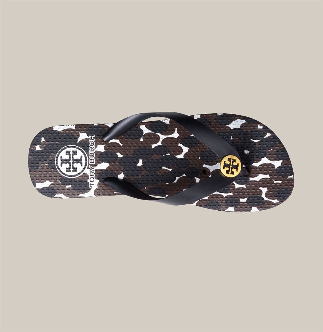 Flip Flop Wedge, Alternate, color, BLACK PANTHER