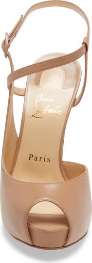 【関税送料込】ルブタン Jenlove Ankle Strap Peep Toe Stiletto 関税送料込】ルブタン Jenlove Ankle Strap Peep Toe Stiletto