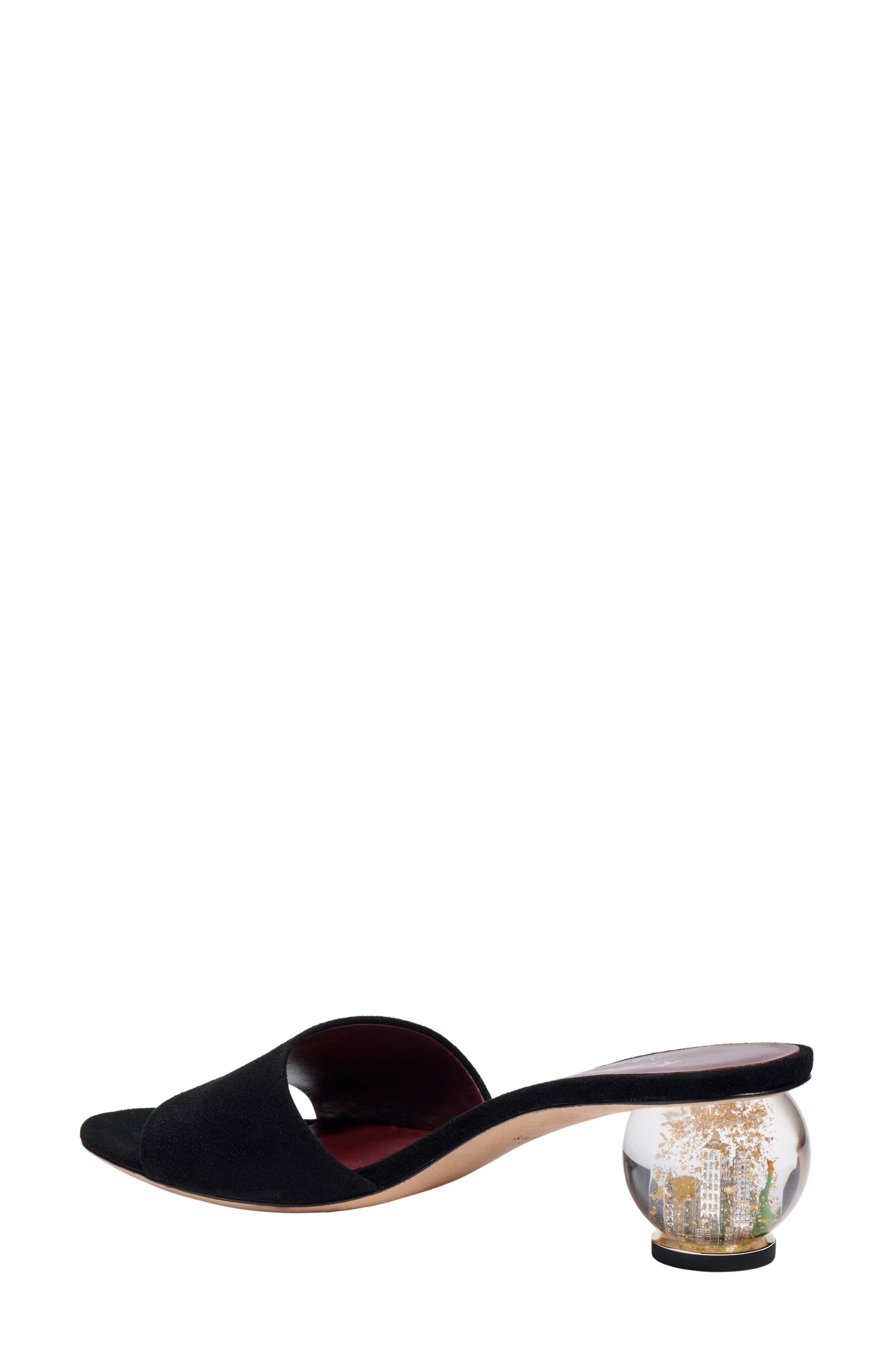 Kate Spade New York polished sandal, Alternate, color, Black