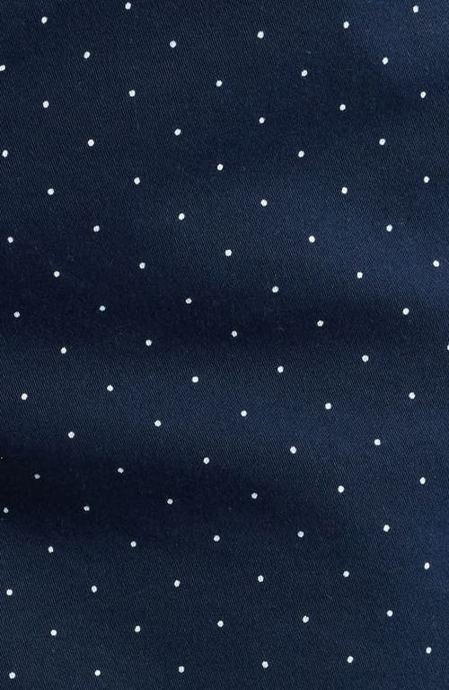 Wit & Wisdom Pin Dot Skyrise Shorts In Navy