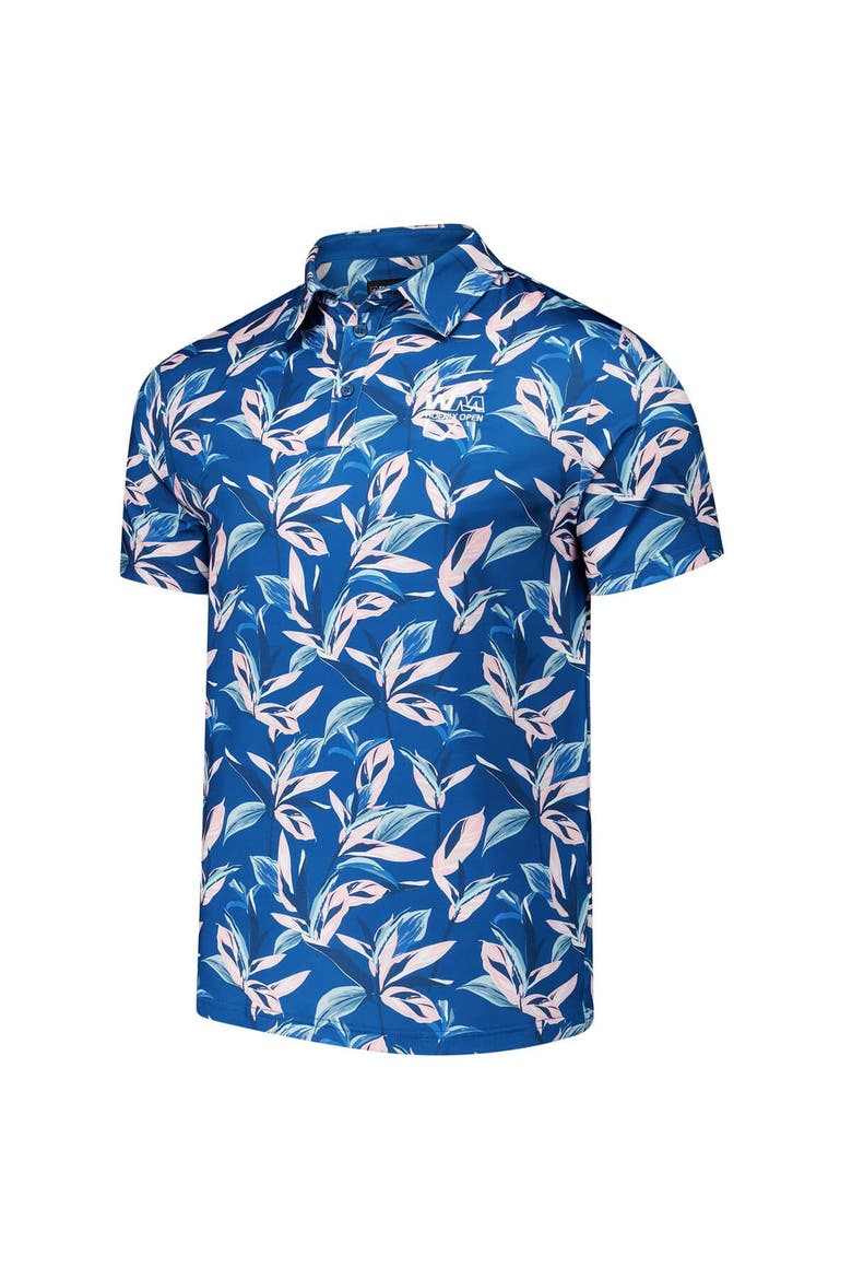 Men's Flomotion Navy WM Phoenix Open Birds of Paradise Polo, Alternate, color, Navy