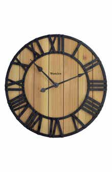 Westclox Wood Grain Wall Clock