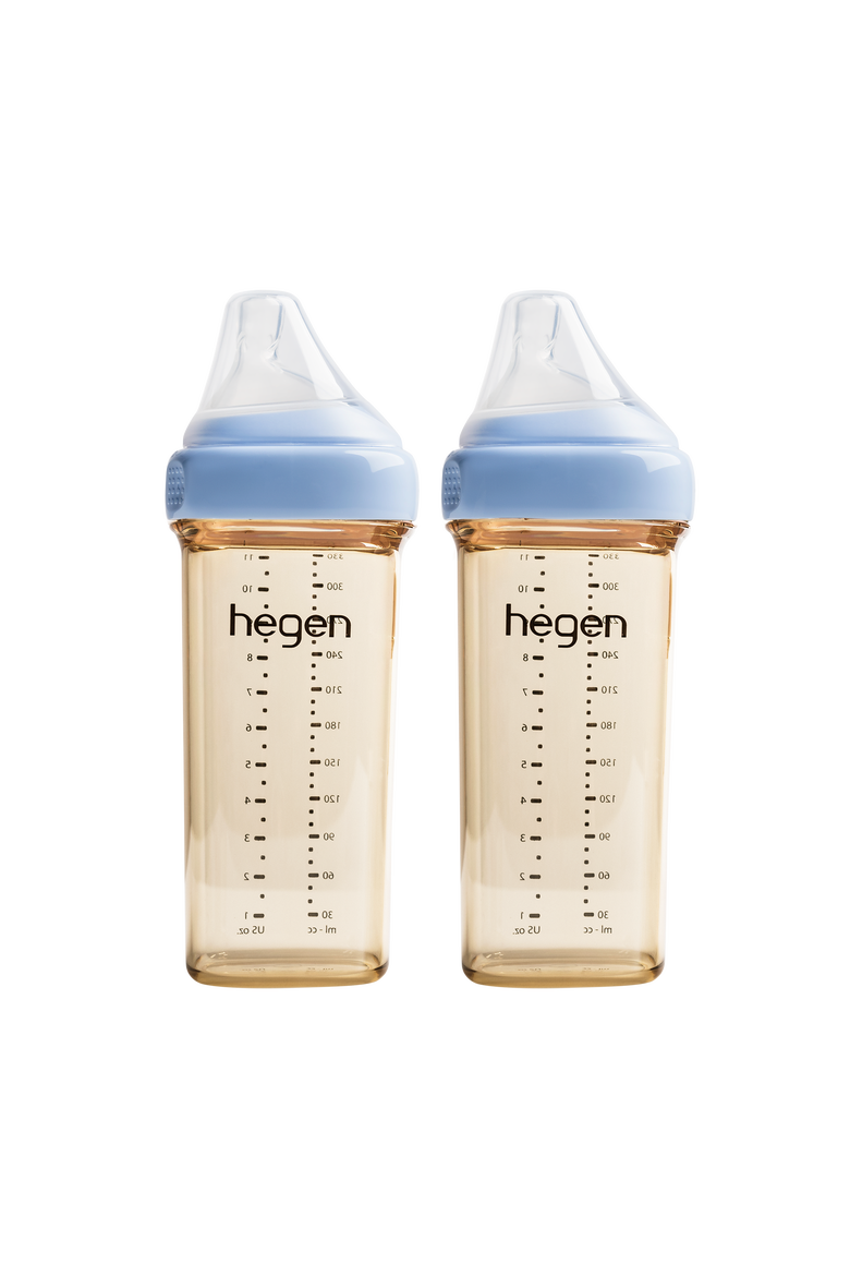 PPSU Anti-Colic Baby Bottle - 6 Months Plus - 330ml/11oz - 2-Pack, Main, color, Blue