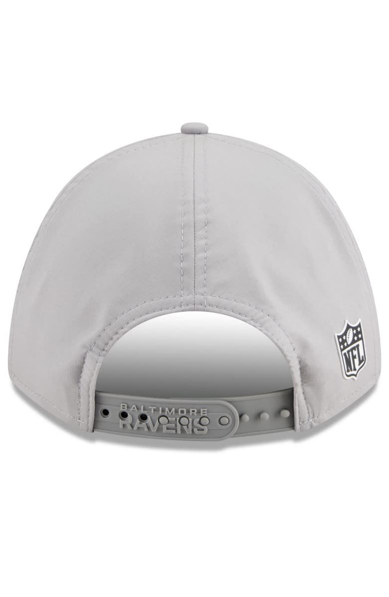 New Era Men's New Era Gray Baltimore Ravens 2025 Sideline  M-Crown 9FORTY Adjustable Hat, Alternate, color, Gray