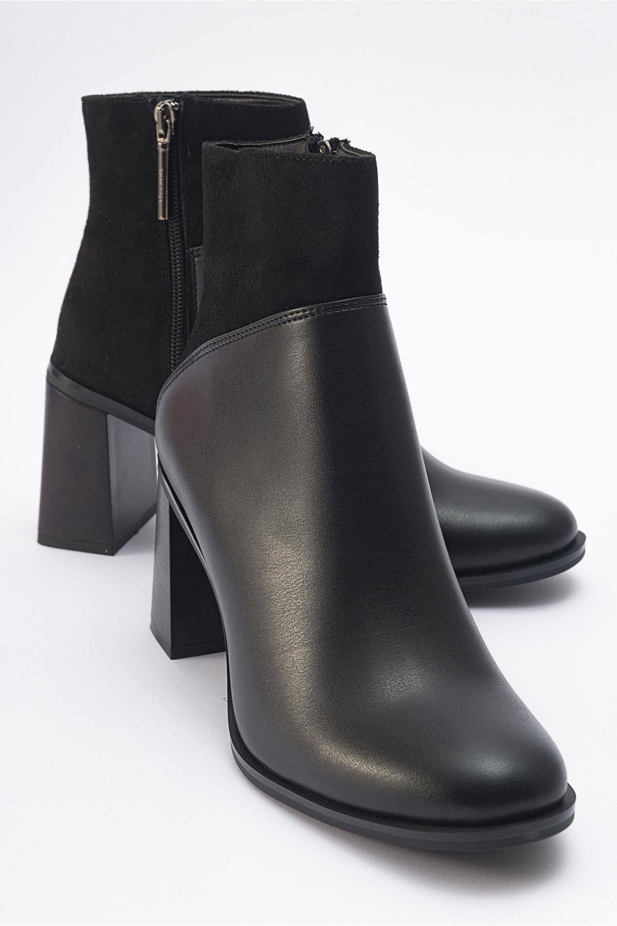 Black Faux Leather