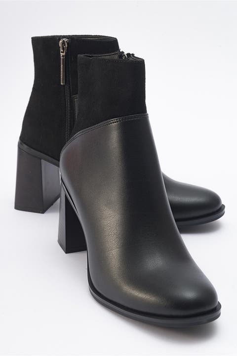 Ropa Block Heel Zip Boot