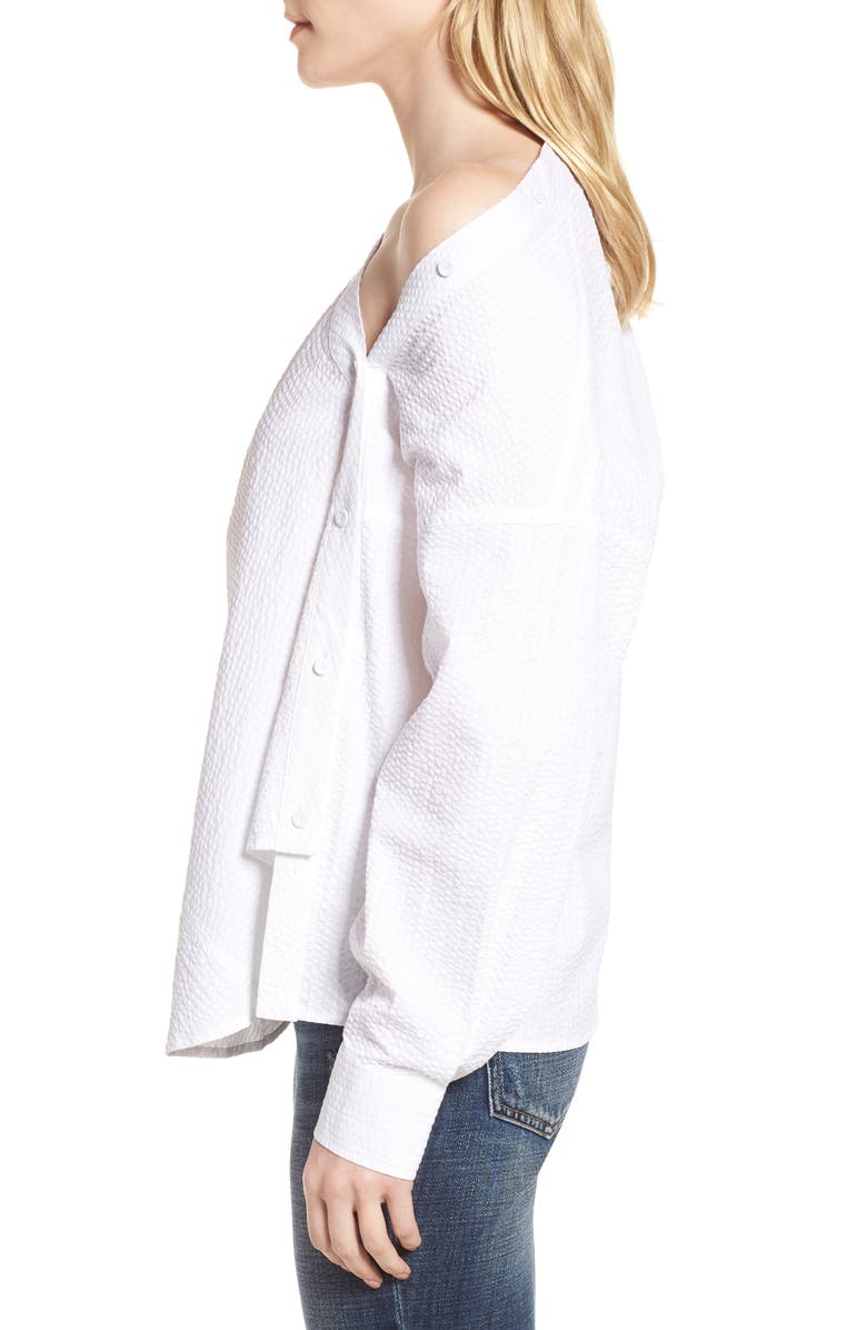 Habitual Daphne One Shoulder Cotton Top, Alternate, color, 