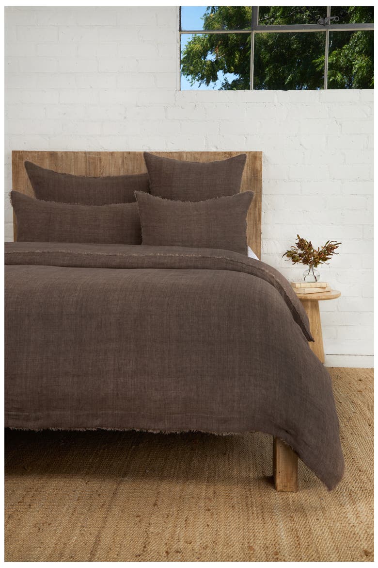 Hunter Duvet Cover, Alternate, color, WALNUT