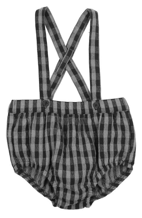 Plaid Shortalls (Baby)