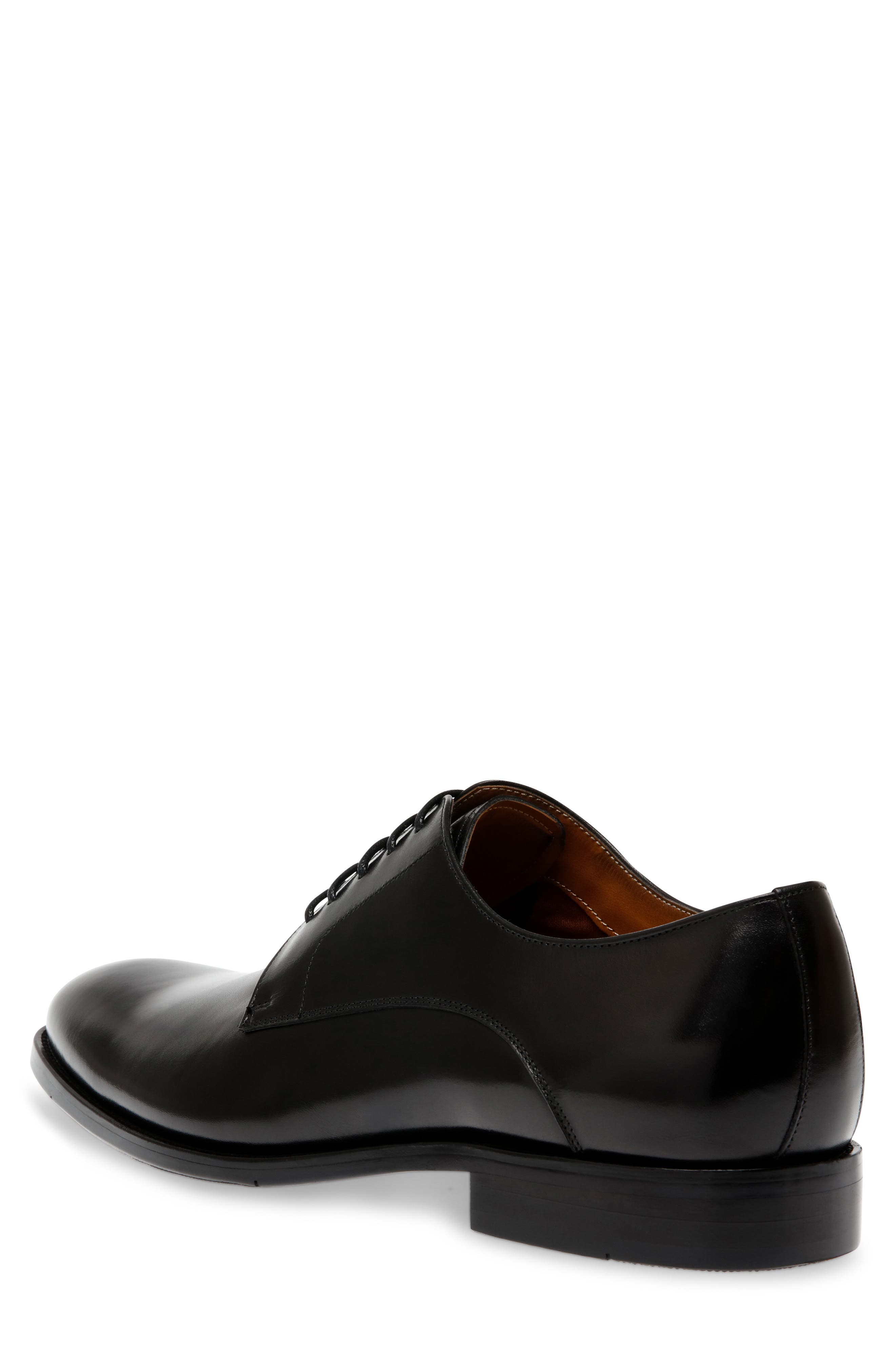 Steve Madden Daedric Derby, Alternate, color, Black Leather