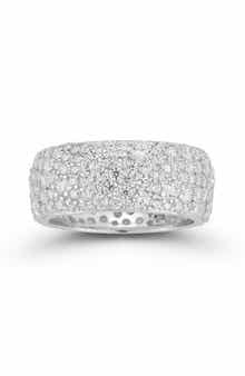 Pavé Cubic Zirconia Band Ring