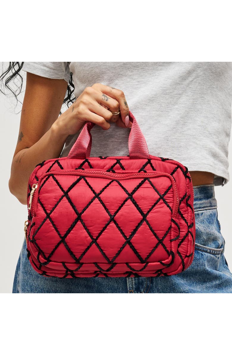 URBAN EXPRESSIONS HANDBAGS Maelis Travel Organizer, Main, color, Dark Red