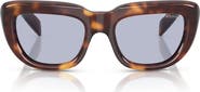 Prada 53mm Rectangular Sunglasses